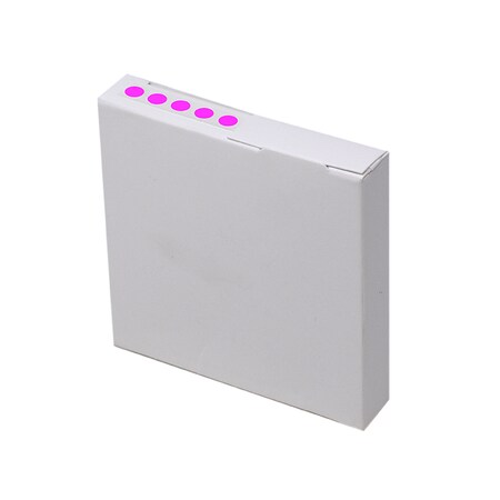 Nevs 1/2" Color Coding Dots Pink Flr - Roll Form DOT-12RL Pink Flr